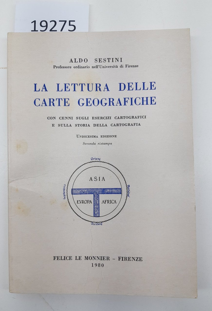 Aldo Sestini La lettura delle carte geografiche XI° edizione 2° … | Immagine principale