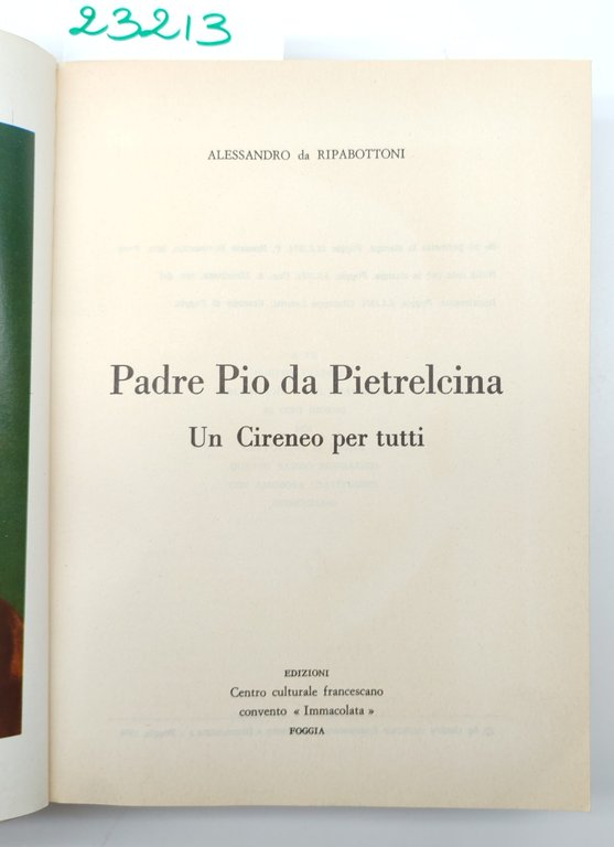 Alessandro da Ripabottoni Padre Pio da Pietrelcina Centro culturale francescano … | Immagine Gallery 4