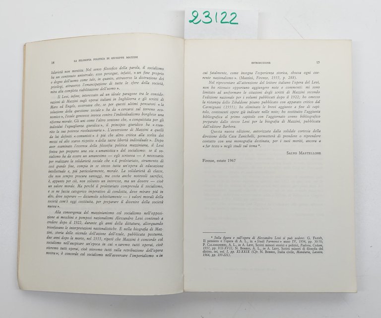 Alessandro Levi La filosofia politica di Giuseppe Mazzini Morano 1967 | Immagine Gallery 4