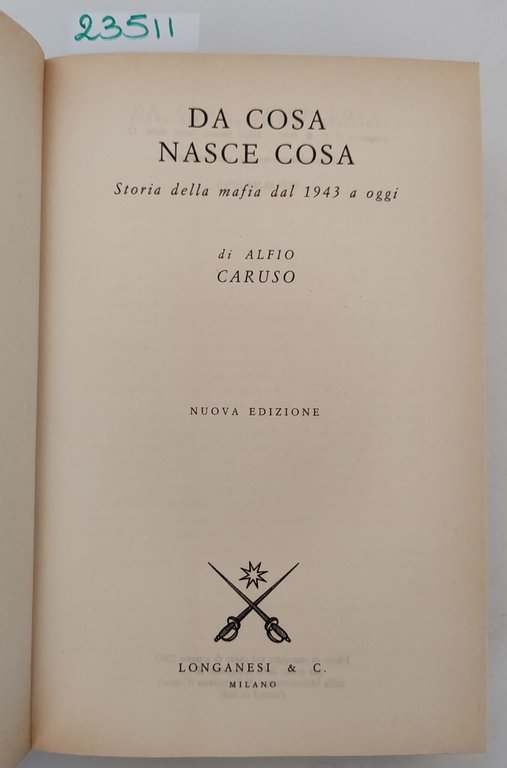 Alfio Caruso Da cosa nasce cosa Longanesi nuova edizione 2002 | Immagine Gallery 3