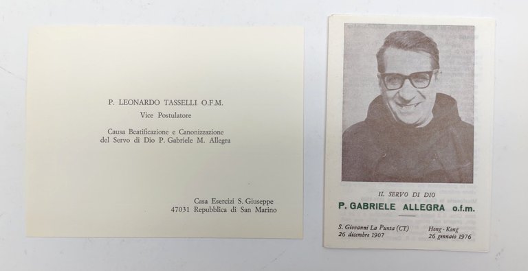 Alfonso Casini P. Gabriele M.Allegra O.F. M. Il San Girolamo …