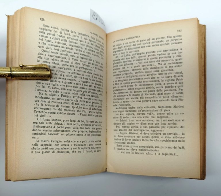 Alfonso Daudet La piccola parrocchia Sonzogno ristampa stereotipa 1954