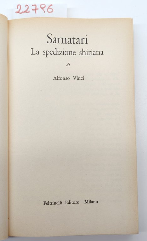 Alfonso Vinci Samatari Feltrinelli 1° edizione economica 1960 | Immagine Gallery 3