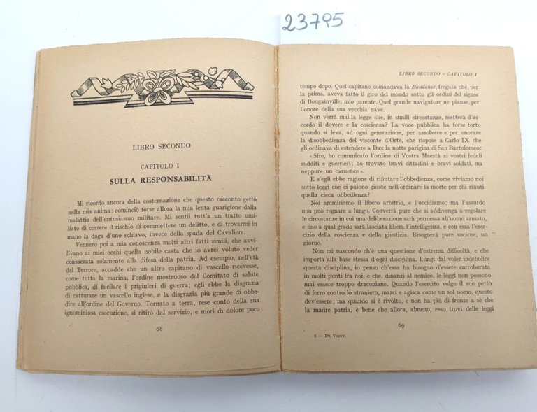 Alfred de Vigny Servitù e grandezza militare 1945 UTET | Immagine Gallery 5