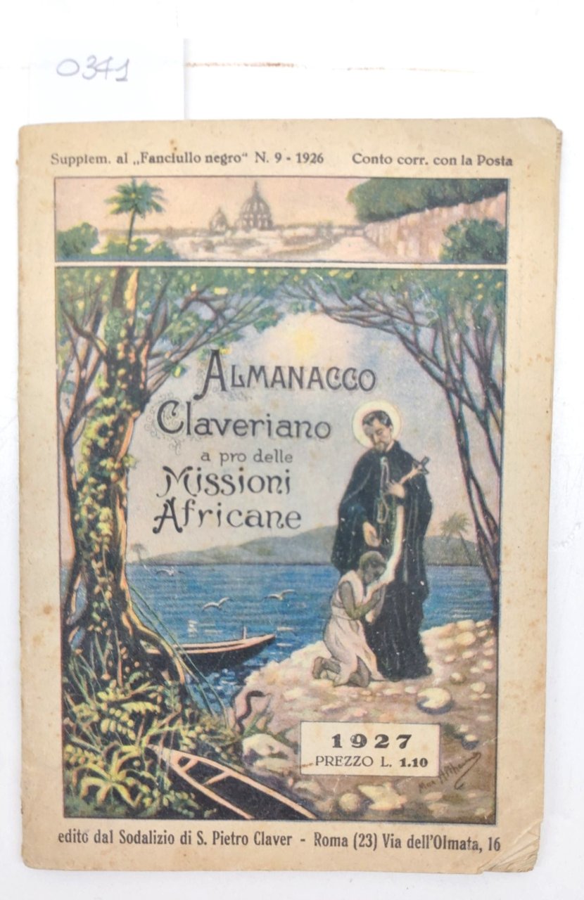 Almanacco Claveriano a pro delle missioni africane supplemento al Fanciullo … | Immagine principale