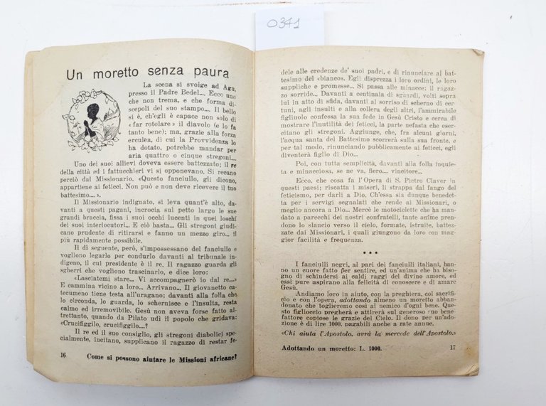 Almanacco Claveriano A Pro Missioni Africane 1926