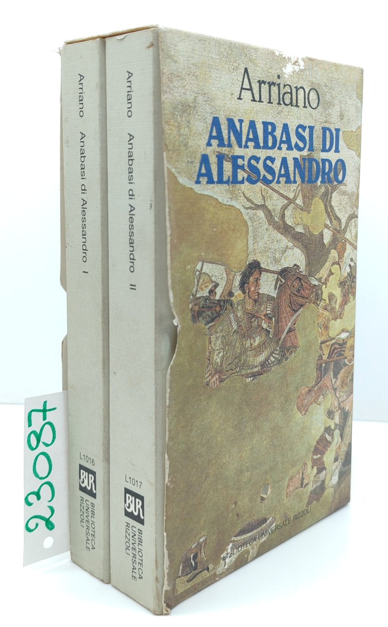Anabasi di Alessandro due volumi BUR Rizzoli 1° edizione 1994 | Immagine principale