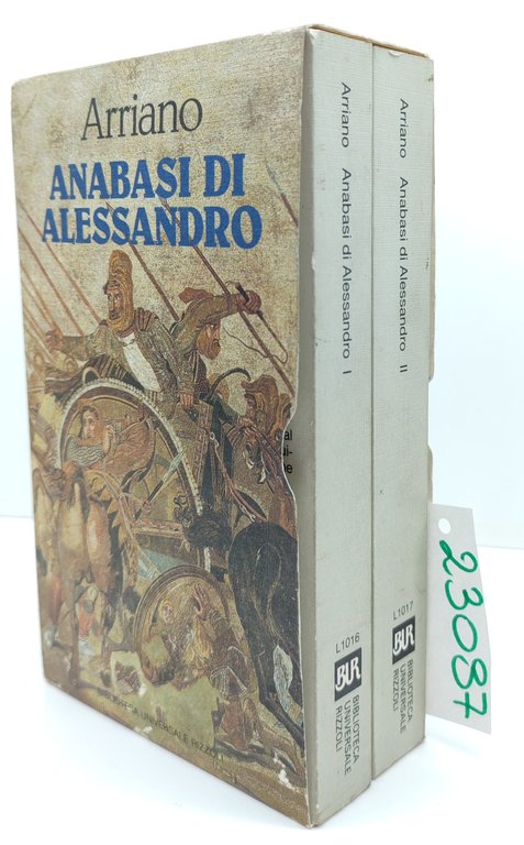 Anabasi di Alessandro due volumi BUR Rizzoli 1° edizione 1994 | Immagine Gallery 2