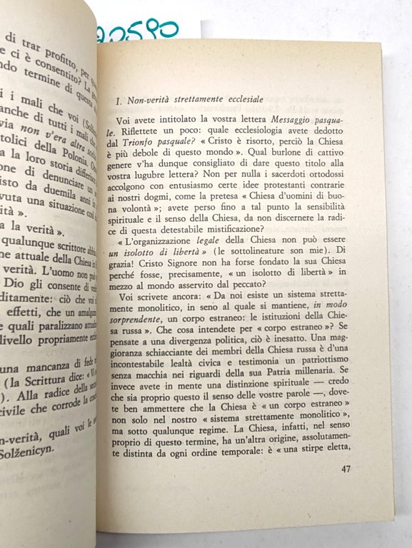 Andrè Martin Solzenicyn Il credente lettere discorsi testimonianze Ed. Paoline …