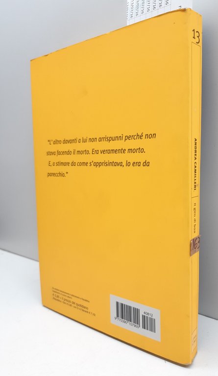 Andrea Camilleri Il giro di boa Biblioteca di Repubblica 2004