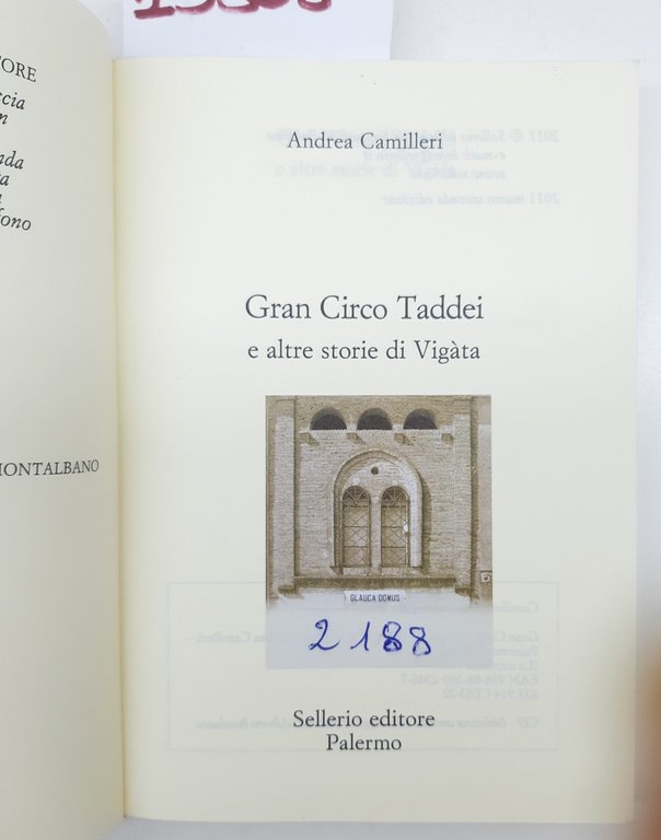 Andrea Camilleri Il grande circo Taddei e altre storie di …