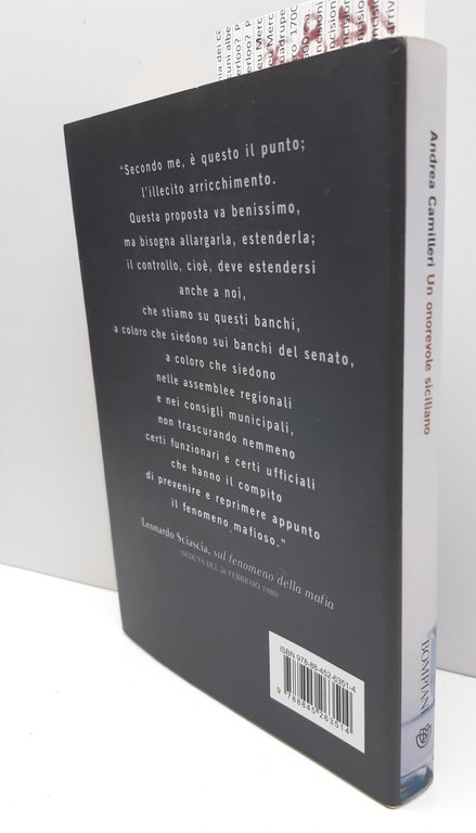 Andrea Camilleri Un onorevole siciliano Bompiani 1° edizione 2009 | Immagine Gallery 2