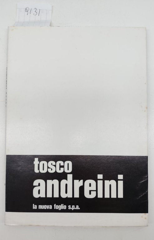 Andreini Tosco La nuova Foglio 1971