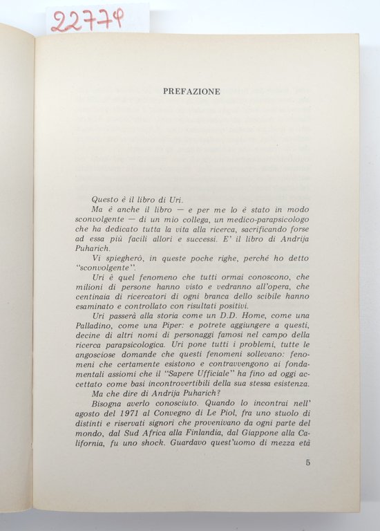 Andrija Puharic Uri Geller Armenia 1974