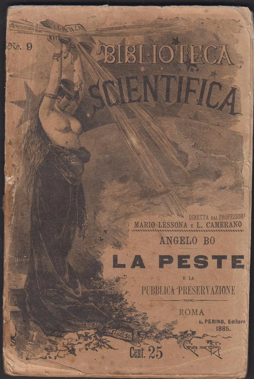 Angelo Bo La Peste e la pubblica preservazione Perrino 1885