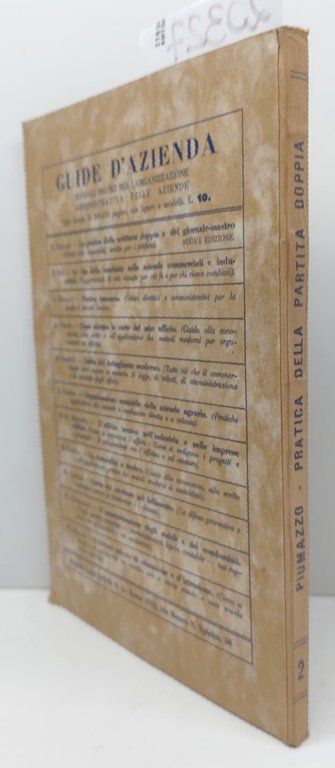 Angelo Piumazzo La pratica della partita doppia nuova edizione Buffetti …