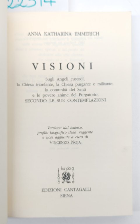 Anna Katharina Emmarich Visioni Cantagalli 1995 | Immagine Gallery 2
