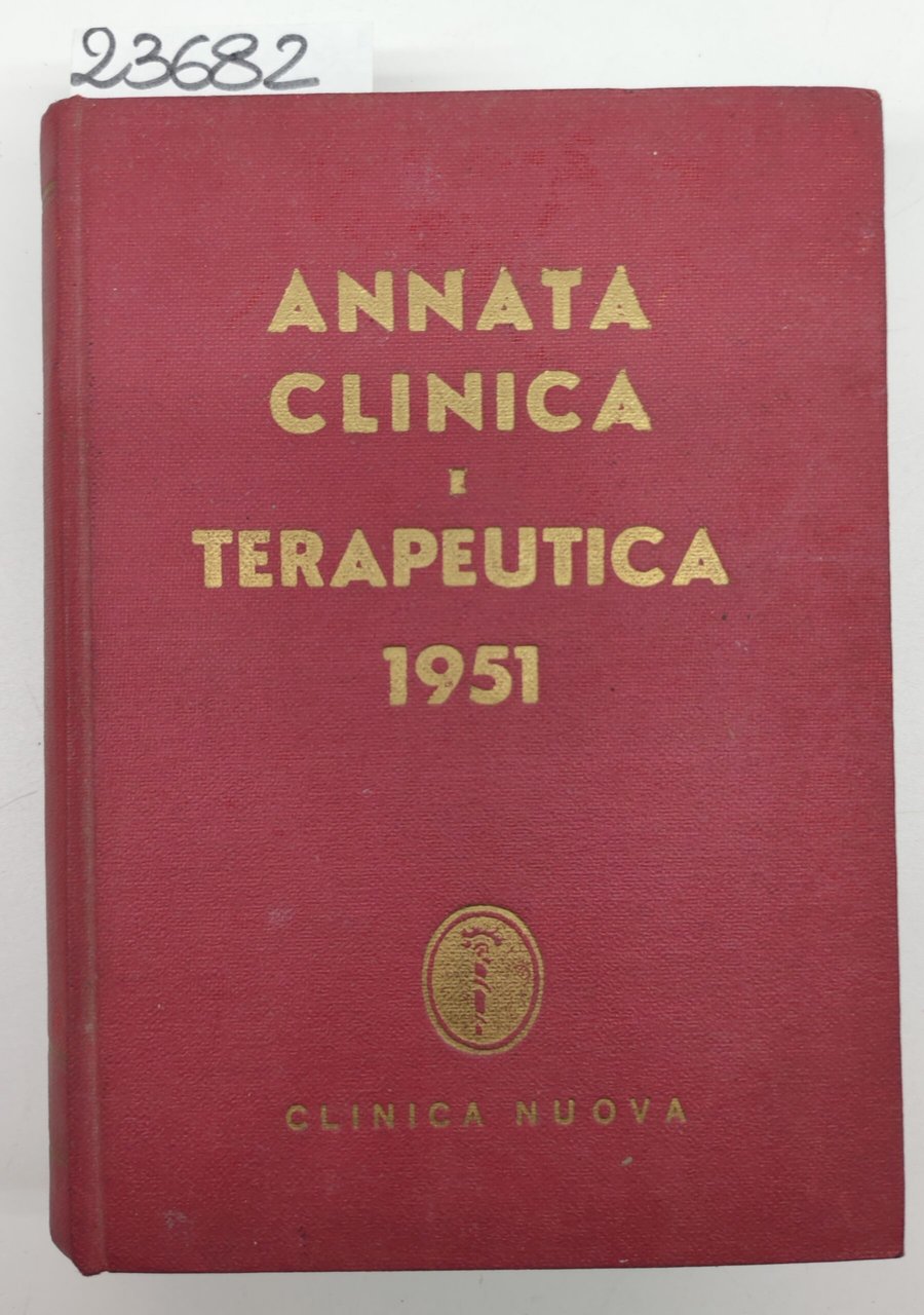 Annata clinica e terapeutica 1951 Clinica Nuova | Immagine principale