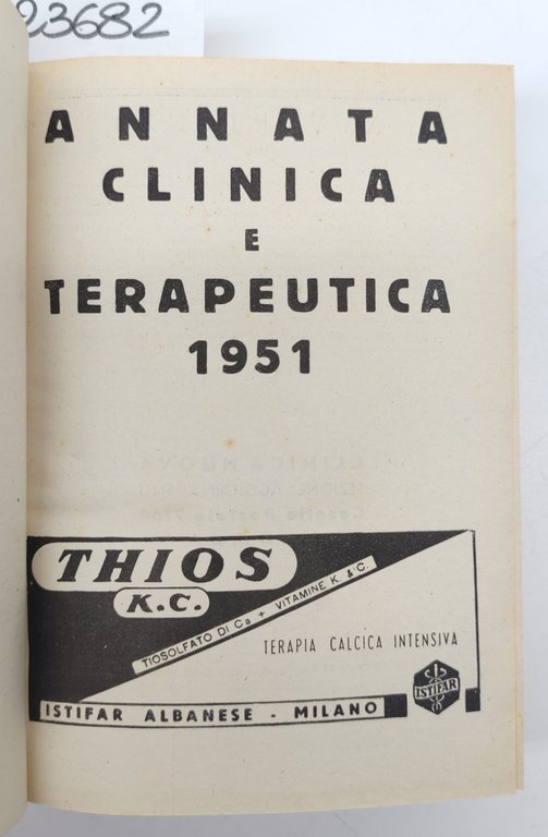 Annata clinica e terapeutica 1951 Clinica Nuova | Immagine Gallery 3