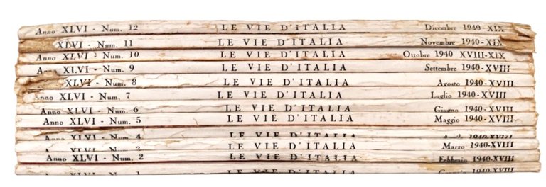 Annata completa Le vie d'Italia 1940