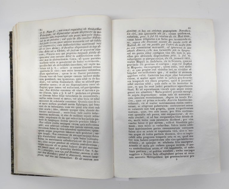 Antico Libro Vaticano 1857 - Thesaurus Resolutionum S. Congregazione Concilio …