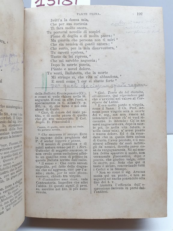 Antologia della poesia italiana Ottavio Targioni Tozzetti 2∞ ed. Livorno …