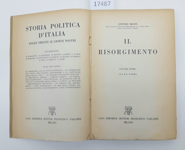 Antonio Monti Storia politica d'Italia Dalle origini ai giorni nostri … | Immagine Gallery 4