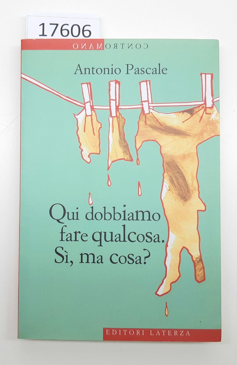 Antonio Pascale Qui dobbiamo fare qualcosa appunto SÏ ma cosa? …