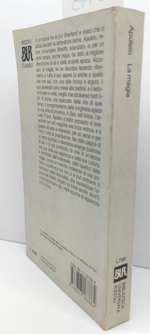 Apuleio La magia BUR Rizzoli 1° edizione 1990 | Immagine principale