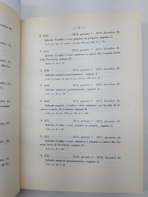 Archivio dell'ospedale di Santa Maria della Scala inventario due volumi …