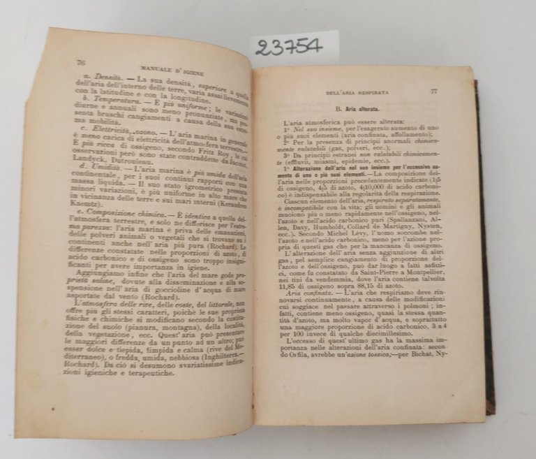 Armando B. Paulier, Manuale di igiene pubblica e privata, Vallardi … | Immagine Gallery 5