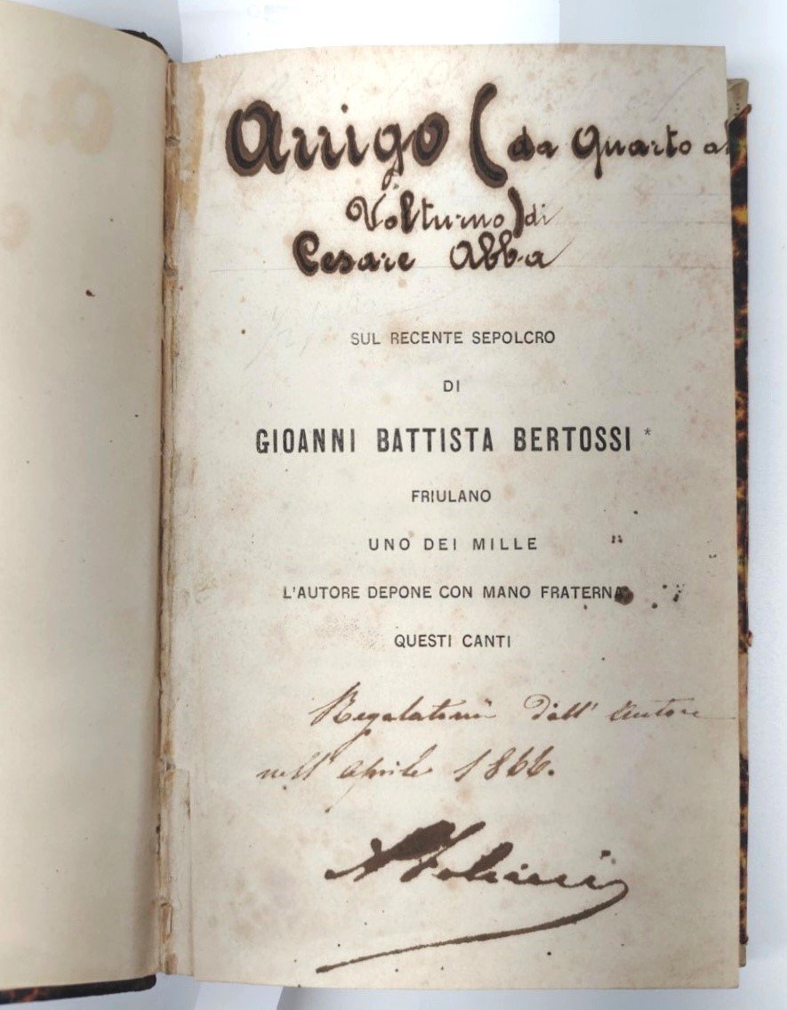 Arrigo da Quarto al Volturno di Cesare Abba 1866