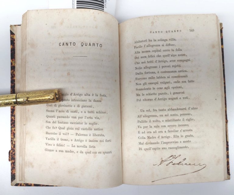 Arrigo da Quarto al Volturno di Cesare Abba 1866