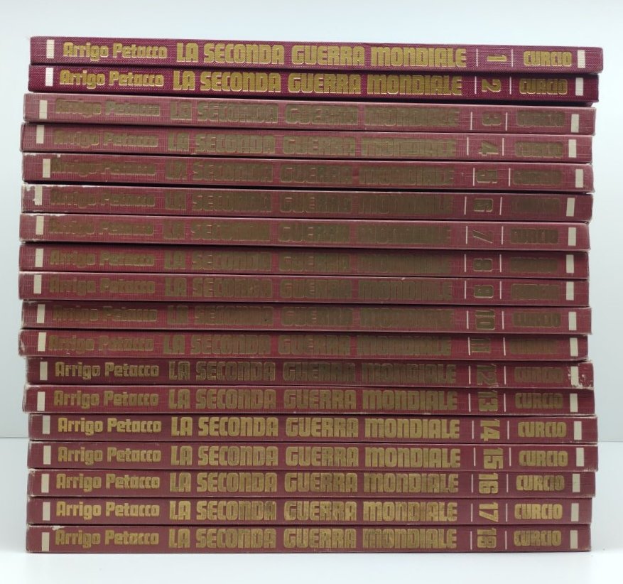 Arrigo Petacco La seconda Guerra mondiale Curcio 18 volumi