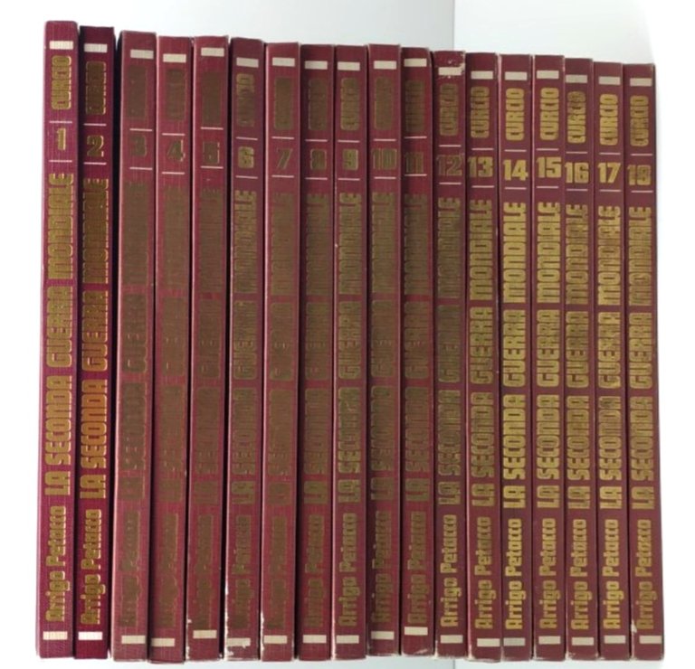 Arrigo Petacco La seconda Guerra mondiale Curcio 18 volumi