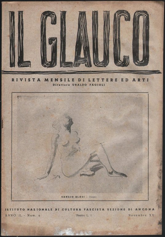 Arte-Futurismo-Scultura-Il Glauco Rivista Di Lettere E Arti-U.Fagioli-1941 | Immagine Gallery 4