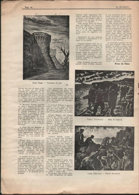 Arte-Futurismo-Scultura-Il Glauco Rivista Di Lettere E Arti-U.Fagioli-1941 | Immagine Gallery 7