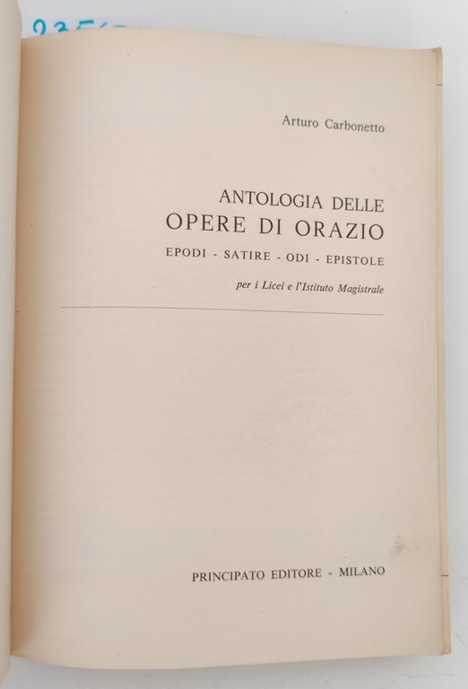 Arturo Carbonetto Antologia delle opere di Orazio Principato editore prima … | Immagine Gallery 3