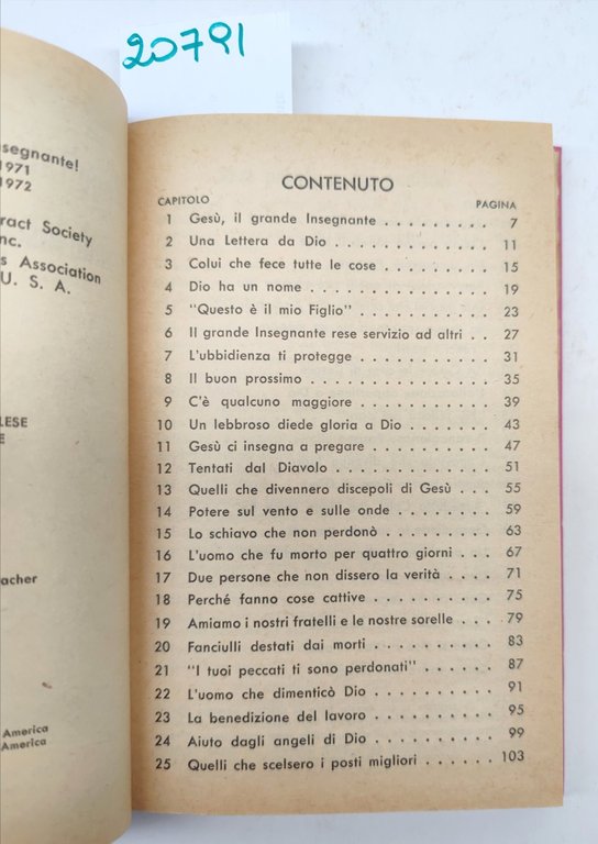 Ascoltate il grande insegnante 1972