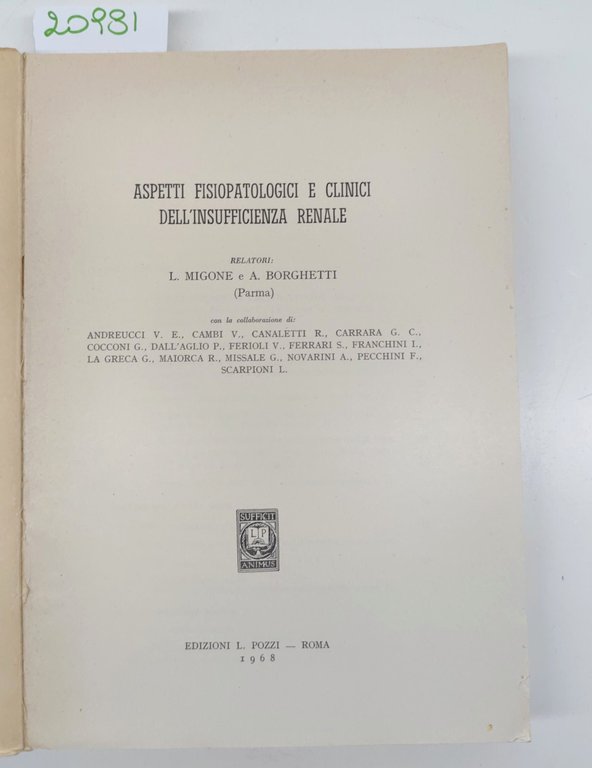 Atti del congresso della Società Italiana di Medicina Interna 1968 …