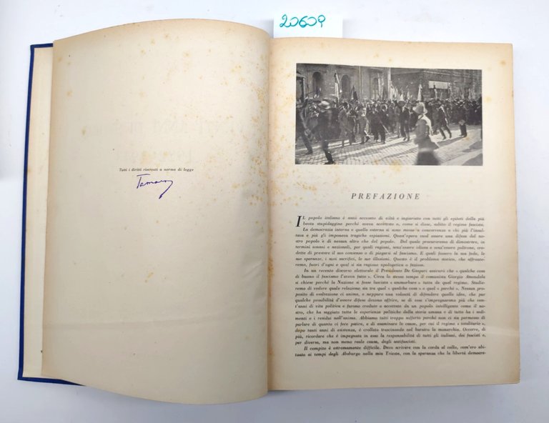 Attilio Tamaro Venti anni di storia 1922-1943 Tiber Roma 1953 …