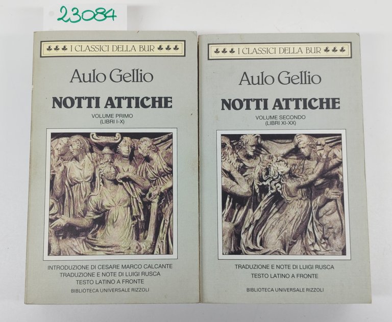 Aulo Gellio Notti attiche 2 volumi BUR Rizzoli 1° edizione … | Immagine Gallery 4