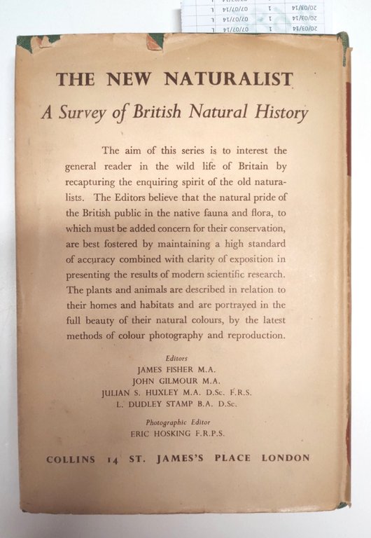 The new naturalist British Game by Brian Veseyv-Fitzgerald Collins 1946 …