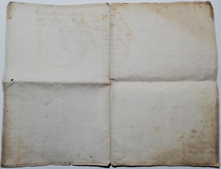 Bando manoscritto Nobili Vallemani Assisi raccolta prodotti agrari dicembre 1808