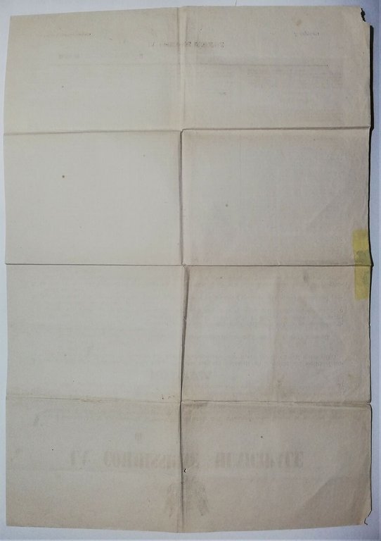 Bando Regno d'Italia Ortezzano Fermo elezioni 28 dicembre 1860
