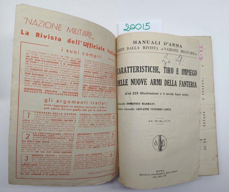 Barbato Carta Caratteristiche tiro e impiego delle nuove armi della …