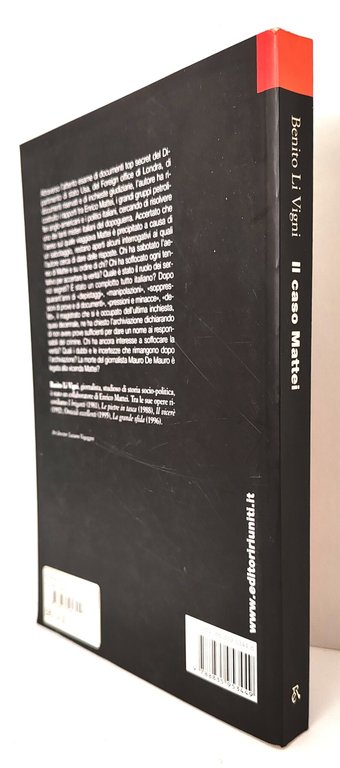 Benito Li Vigni Il caso Mattei Editori Riuniti 1° edizione … | Immagine Gallery 2