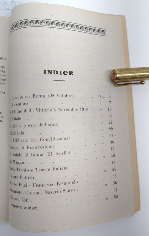 Beretta Sacchetti Commemorazioni scolastiche 2° ed. 1931 La Scuola