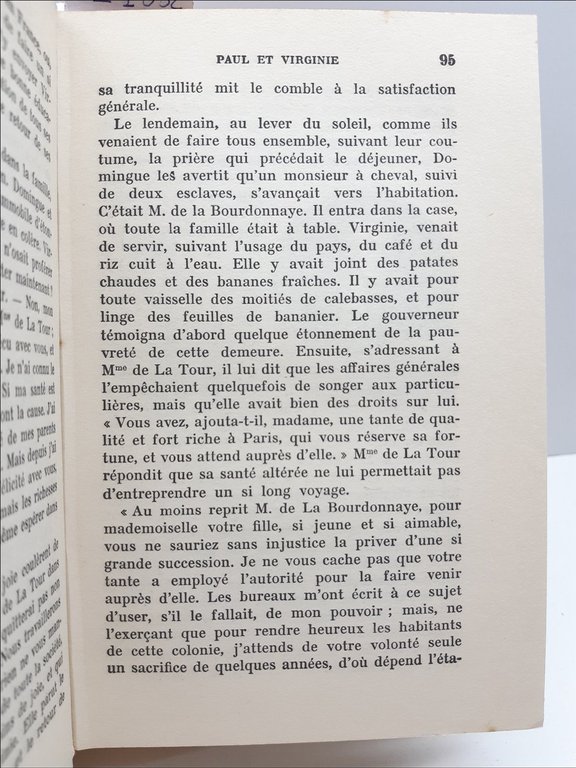 Bernardin de Saint Pierre Paul et Virginie suivi de la …