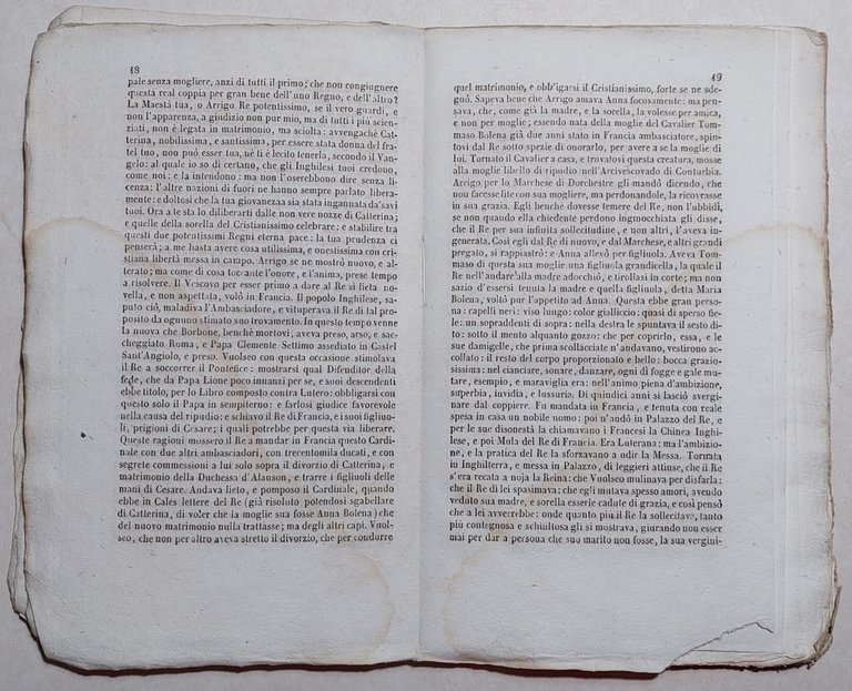 Bernardo Davanzati Istoria dello scisma d'Inghilterra Tipografia della Minerva Ticinese … | Immagine Gallery 5